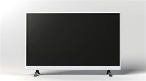 TV de tela plana 4K LCD ou OLED plasma ilustração realista Monitor