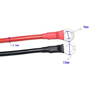 LIXIN Battery Charging Cable SAE To O Ring Terminal Connectors Harness