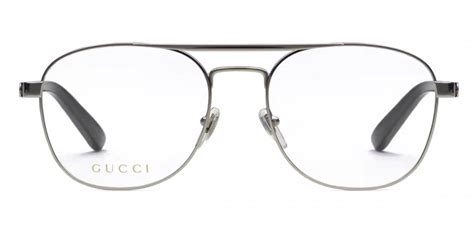 Gucci™ Gg1290o 001 54 Gunmetal Black Eyeglasses