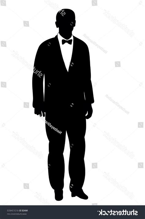 Gentleman Silhouette Vector At Collection Of