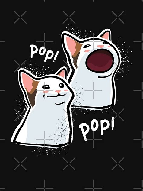 Áo thun in hình "Popping Cat Meme / Pop Cat / PopCat " ATC004499