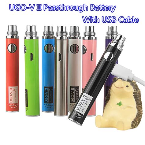 Ugo V Ii Battery Mah Evod Passthrough E Cigarette V