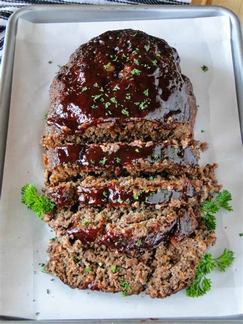 BBQ Meatloaf Recipe - Heather's Homemade Kitchen