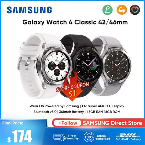 Original Samsung Galaxy Watch 4 Classic 42mm/46mm Smart Watch Super ...