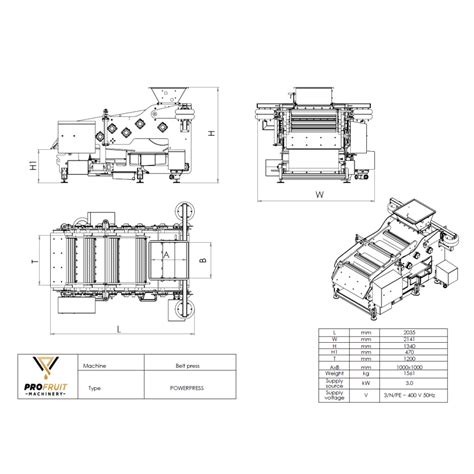 Belt Press Powerpress 3000