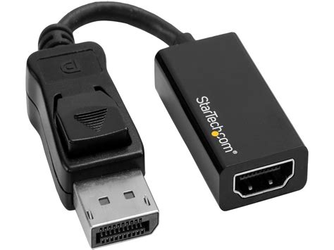 StarTech.com DP2HD4K60S DisplayPort to HDMI Adapter - 4K DP to HDMI ...