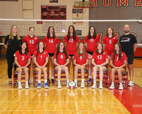 High School Girls Volleyball Team