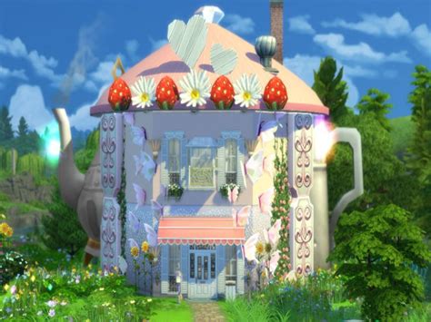 The Sims Resource Tea Pot House In 2024 Pots House The Sims 4 Lots