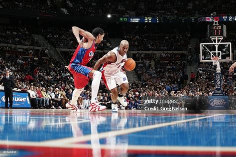 Detroit Pistons Chauncey Billups In Action Vs Los Angeles Clippers