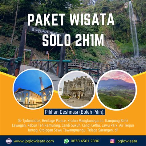 Paket Wisata Solo 2 Hari 1 Malam Joglo Wisata