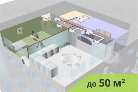 Канальная система кондиционирования для квартиры 50 м2 - купить ...