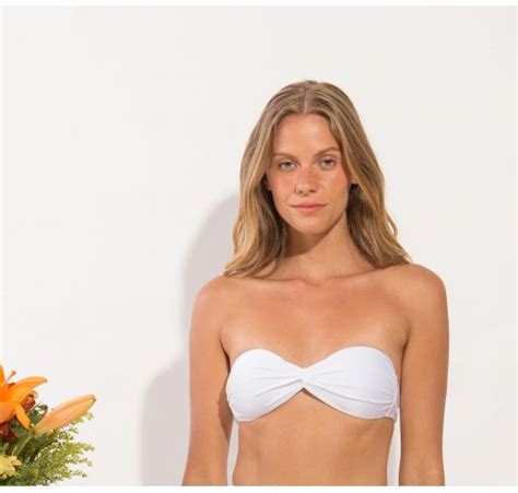 Bikini Tops Top Shimmer White Twist Brand Rio De Sol