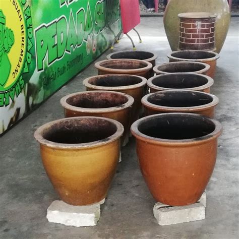 Harga Pasu Bunga Tanah Liat Besar Harga Pot 40 Cm Gerabah Terbaru