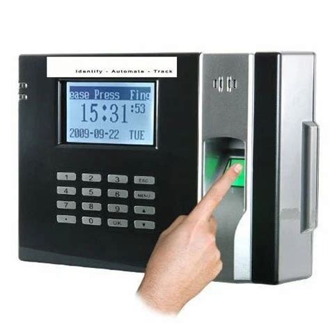 Password Protected Biometric Fingerprint Time Attendance System At Rs