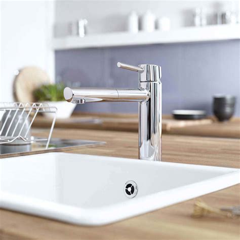 Grohe Concetto Kitchen Sink Mixer With Pull Out Spray Chrome