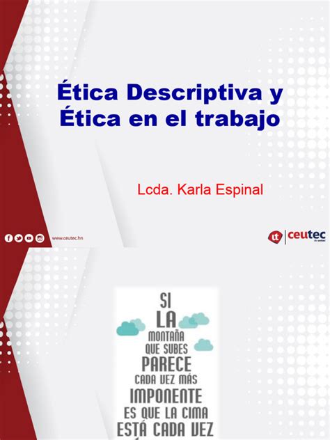 Ética Descriptiva Pdf Business Comportamiento