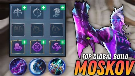 Moskov Build And Emblem 2022 Moskov Best Build 2022 Mobile Legends