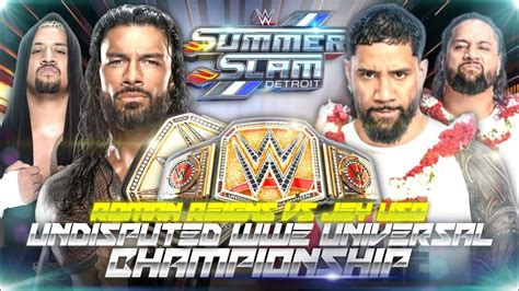 Roman Reigns Vs Jey Uso At SummerSlam 2023 Judgement Day Break Up