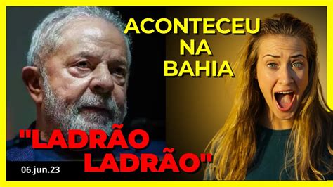 Lula é vaiado na Bahia em evento de agronegócio LADRÃO LADRÃO