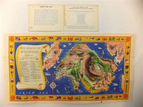 Stella & Rose's Books : RAILWAY MAP OF THE ISLAND OF SODOR Written By Rev. W. Awdry, STOCK CODE ...