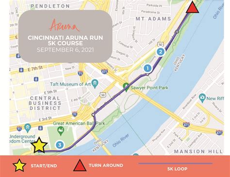 Course Maps — 2021 — 2021 Cincinnati Aruna Run Race Roster