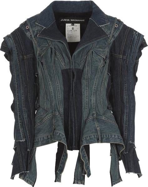 Junya Watanabe Comme Des Gar Ons Panelled Denim Jacket Shopstyle