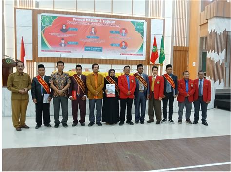 Cetak 5 Magister Pendidikan Rektor Iain Sorong Pesan Bangun Jaringan
