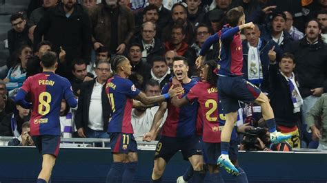 Barcelona humilló a Real Madrid en el Bernabéu mirá los cuatro goles