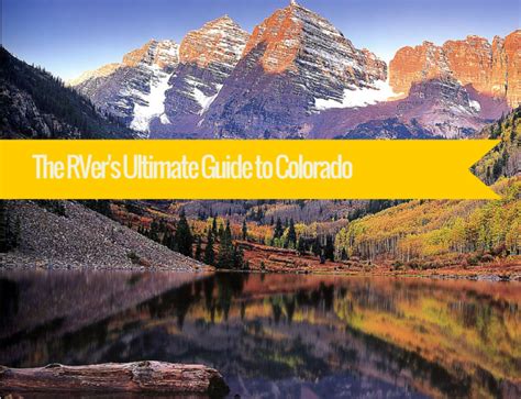 Colorado RV Road Trip Planner - RoverPass