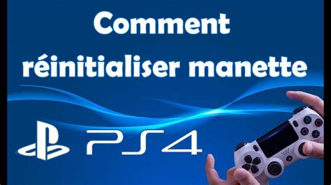 Comment R Initialiser Une Manette Ps Youtube