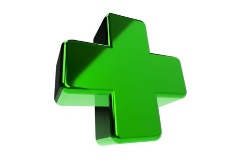 sinal de mais 3d verde em fundo png transparente 13775797 PNG