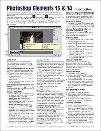 Buy Adobe Photoshop Elements And Introduction Quick Reference