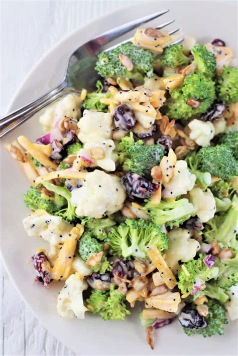 Broccoli And Cauliflower Salad • Now Cook This