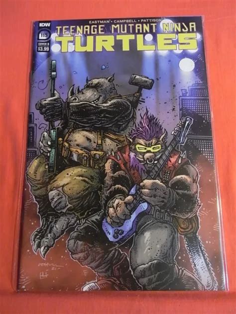 TEENAGE MUTANT NINJA TURTLES 115 Cover B By Kevin Eastman 2011 IDW