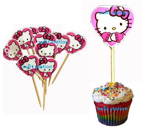 Hello Kitty Birthday Cupcake Cake