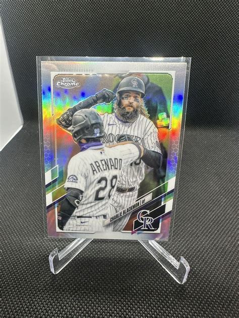 2021 Topps Chrome Refractor 67 Charlie Blackmon Colorado Rockies EBay