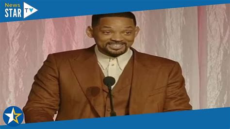 Will Smith Makes First Awards Speech Since Chris Rock Oscars Slap Youtube