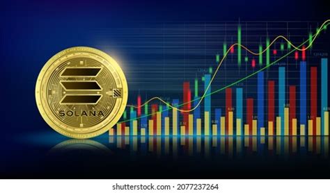 Gold Solana Coin On Stock Chart Stock Vector (Royalty Free) 2077237264 ...