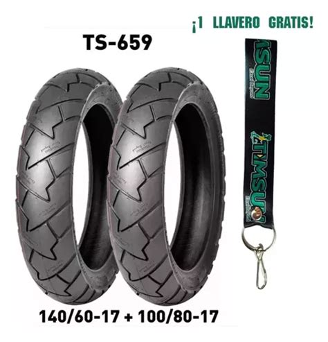 Llantas Timsun 140 60 17 Y 100 80 17 Ts 659 T L Meses Sin Intereses