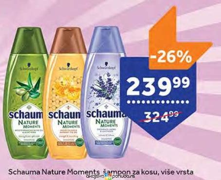 Schauma Nature Moments šampon za kosu cena na akciji TEMPO s118572