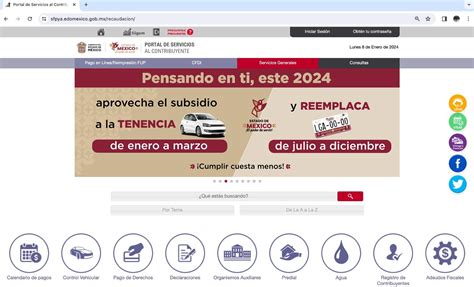 Informan Que Portal De Servicios Al Contribuyente Del Edom X Opera Con