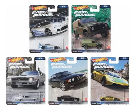 Kit Coleção Hot Wheels Premium Velozes Furiosos Hnw Parcelamento sem juros