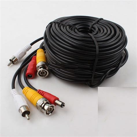 mmmm  bnc cctv digital camera audio video cable mic energy