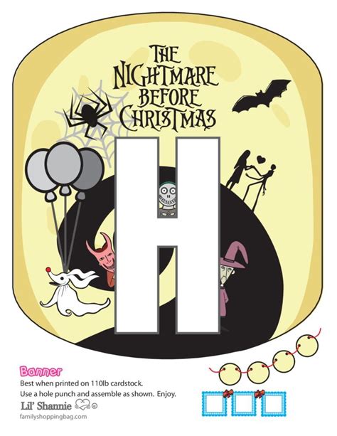 Banner D Nightmare Before Christmas