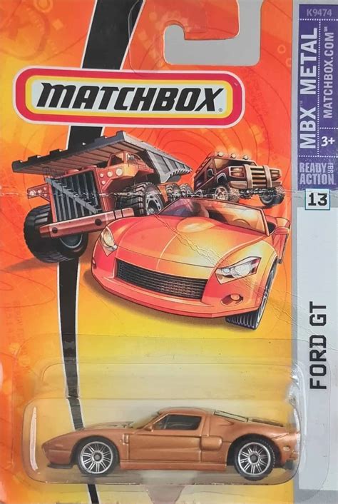 Embalagem Danificada Matchbox Ford GT Universo Hot Wheels