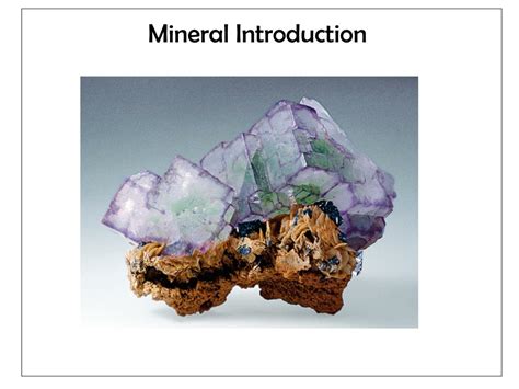 Ppt Mineral Introduction Powerpoint Presentation Free Download Id