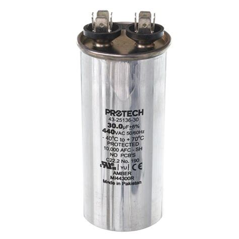 30 MFD X 440 Run Capacitor 43 25136 30 JustCapacitors