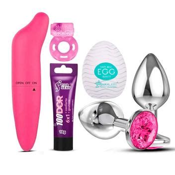 Kit Casal Vibrador Ponto G Plug Anal Anel Peniano Egg Masturbador Dessensibilizante Anal