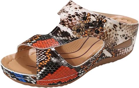 Pantoletten Damen Sommer Orthop Dische Sandalen Sommer Zehentrenner