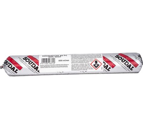 Полиуретановый клей-герметик SOUDAL Соудафлекс 40 ФС черный 600 мл ...